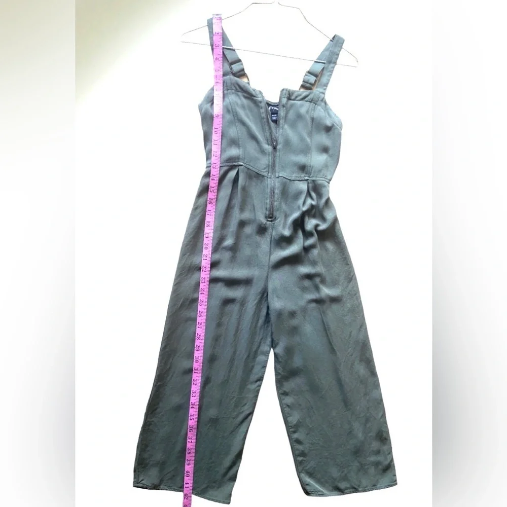 Art Class Hunter Green Romper Overalls Size Medium (7/8)